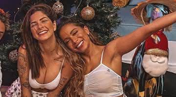 Anitta e Laryssa Bottino usam looks transparentes - Instagram