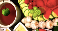 Fondue vegetariano - Divulgação