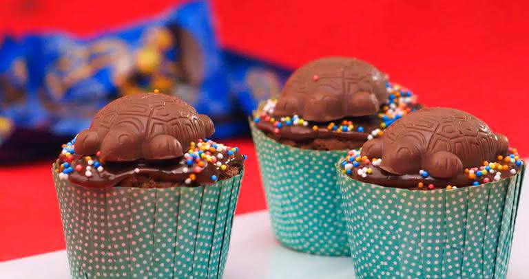 Cupcake de Tortuguita - Foto Divulgação Arcor