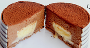 Torta musse de chocolate com crème brûlée - Divulgação