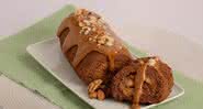 Rocambole de chocolate e amêndoas - Foto Divulgação