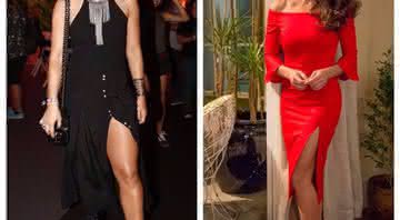 Paolla Oliveira e Juliana Paes sabem valorizar as pernas grossas como ninguém - Reprodução Pinterest