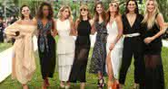 Bruna Marquezine, Pathy de Jesus, Giovanna Ewbank, Mariana Ximenes, Camila Queiroz, Sabrina Sato, Fernanda Motta e Mariana Weickert juntas em evento de moda - Brazil News