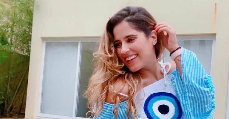 Camilla Camargo revelou o nome do bebê em publicação - Reprodução: Instagram