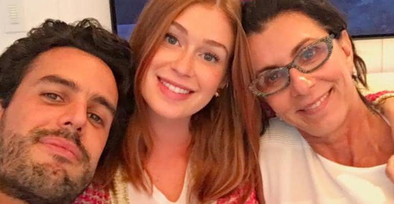 Vera Negrão, Marina Ruy Barbosa e Alexandre Negrão - Reprodução/ Instagram