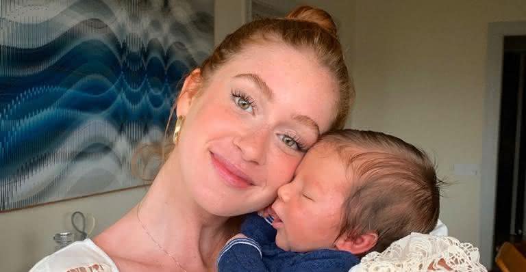 Marina Ruy Barbosa e Dudu, seu afilhado - Reprodução: Instagram