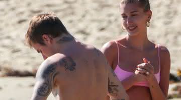 Justin Bieber e Hailey Baldwin  - Reprodução/Foto: Grosby Group