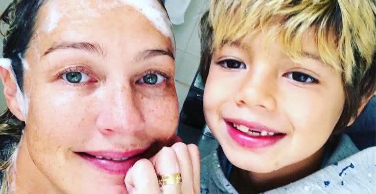 Luana Piovani e Dom, seu filho mais velho - Reprodução/Instagram