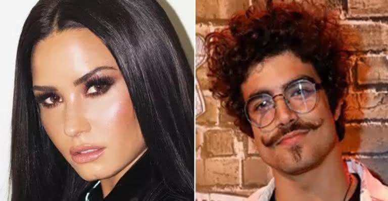 Demi Lovato e Caio Castro - Reprodução/Instagram