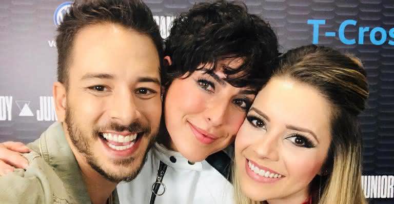Junior Lima, Fernanda Paes Leme e Sandy - Reprodução/Instagram