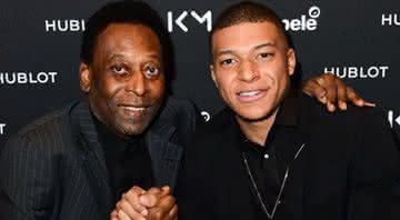 Pelé e Kylian Mbappé - Reprodução/ Instagram 