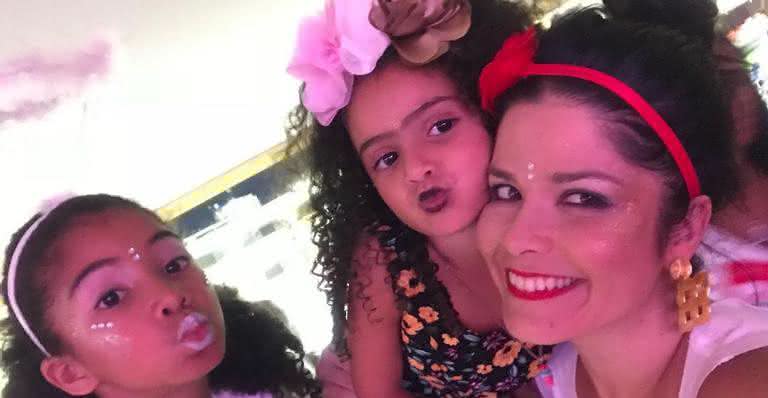 Samara Felippo com as filhas, Alicia e Lara - Reprodução/Instagram