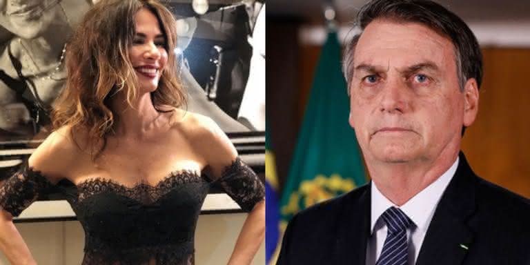 Luciana Gimenez e Jair Bolsonaro - Montagem Máxima - Reprodução/ Instagram