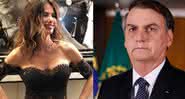 Luciana Gimenez e Jair Bolsonaro - Montagem Máxima - Reprodução/ Instagram