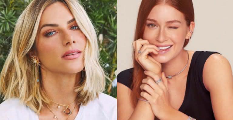 Giovanna Ewbank e Marina Ruy Barbosa  - Montagem Máxima - Reprodução/ Instagram