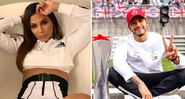 Anitta e Lewis Hamilton - Reprodução/Instagram