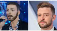 Di Ferrero e Justin Timberlake - Reprodução/ TV Globo