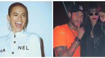 Bruna Marquezine, Neymar Jr. e Rihanna - Reprodução/Instagram