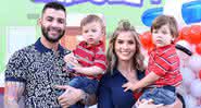 Gusttavo Lima e Andressa Suita com os filhos, Gabriel e Samuel - Unique Fotos by Karitha