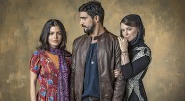 Órfãos da Terra: Laila (Julia Dalavia), Jamil (Renato Góes) e Dalila (Alice Wegmann) - Reprodução/ Instagram