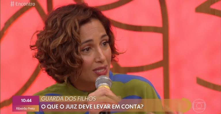 Camila Pitanga no 'Encontro' - Reprodução/ Rede Globo 