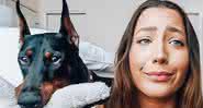 Brooke Houts e Doberman - Reprodução/Instagram