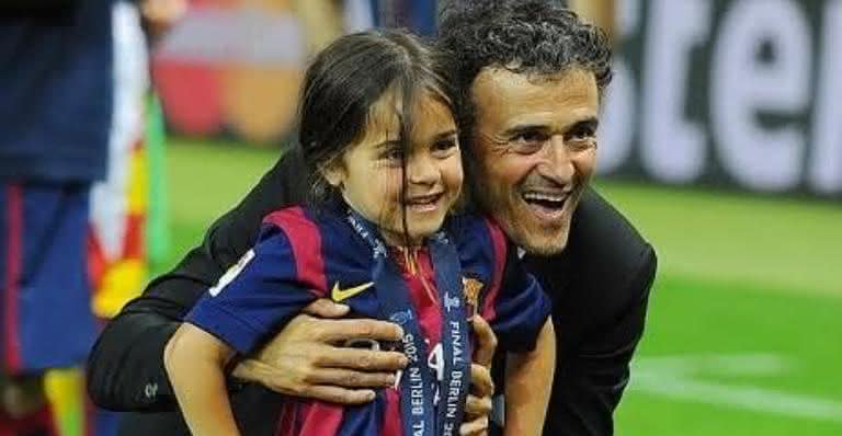 Luis Enrique e filha - Reprodução/ Instagram