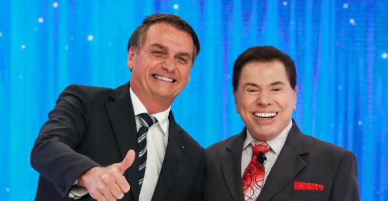 Bolsonaro e Silvio Santos - Reprodução/ SBT