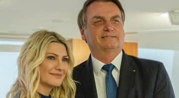 Antonia Fontenelle e Jair Bolsonaro - Reprodução/Instagram