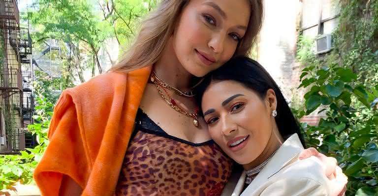 Gigi Hadid e Simaria  - Reprodução/Instagram 