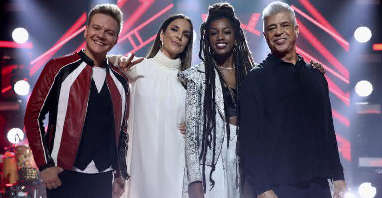 Time de jurados do The Voice Brasil - Reprodução/ TV Globo