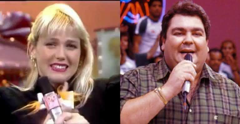 Xuxa e Fausto Silva - Reprodução/ TV Globo