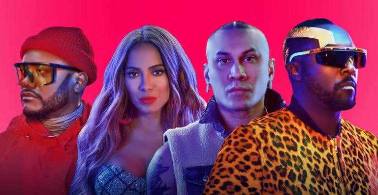 Anitta e Black Eyed Peas - Reprodução/Instagram