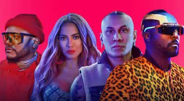 Anitta e Black Eyed Peas - Reprodução/Instagram