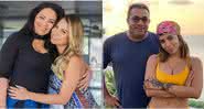 Darlin Ferrattry e Mauro Machado (respectivamente, mãe de Lexa e pai de Anitta) dão o que falar em encontrinho - Instagram