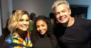 Flávia Alessandra, Any Gabrielly e Otaviano Costa - Instagram