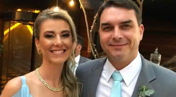 Fernanda e Flávio Bolsonaro - Instagram