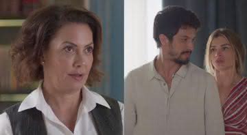 Nana flagra beijo entre Marcos e Paloma e aconselha a costureira sobre o irmão - TV Globo