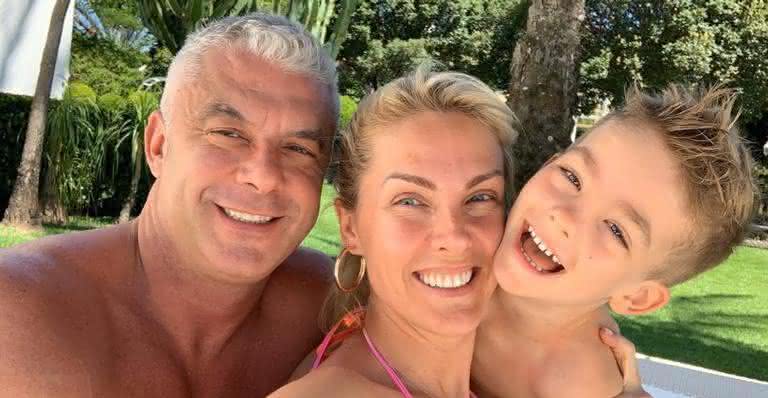 Alexandre Corrêa, Ana Hickmann e Alexandre Corrêa Jr.  - Instagram