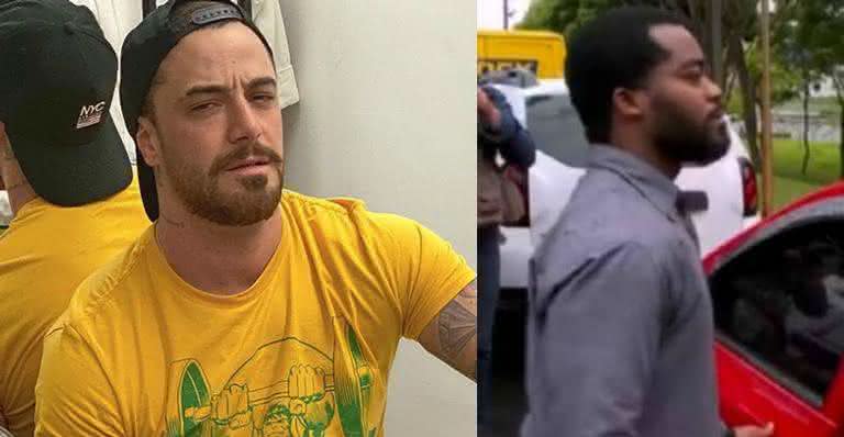 Felipe Titto e homem acusado de agressão - Instagram/ Globo