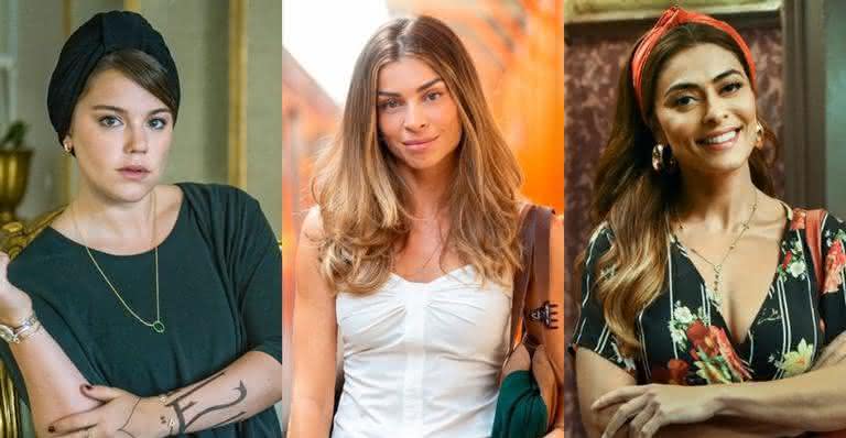 Alice Wegmann, Grazi Massafera e Juliana Paes - Globo