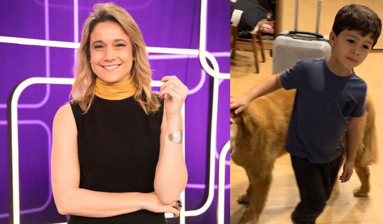 Aos 3 anos, filho de Fernanda Gentil finge que lê livro e apresentadora baba - Instagram