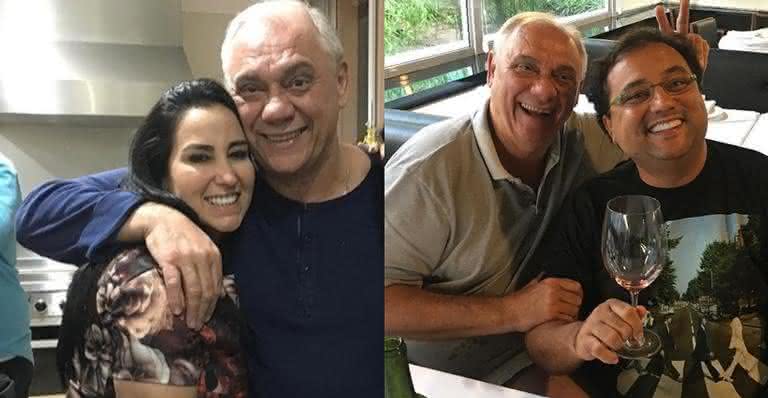 Fabíola Gadelha e Geraldo Luís prestam homagens à Marcelo Rezende - Instagram 