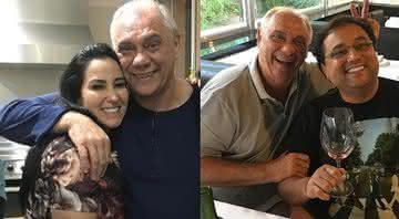 Fabíola Gadelha e Geraldo Luís prestam homagens à Marcelo Rezende - Instagram 