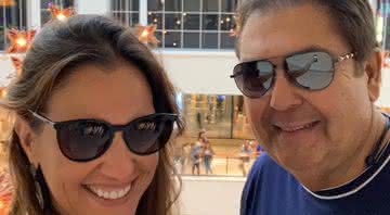 Luciana Cardoso e Fausto Silva - Instagram