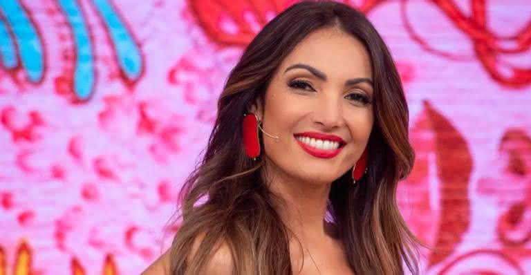 Patrícia Poeta esbanjou barriga negativa com look usado no programa 'Encontro' - Instagram