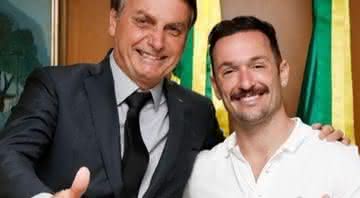 Diego Hypolito e Jair Bolsonaro  - Facebook