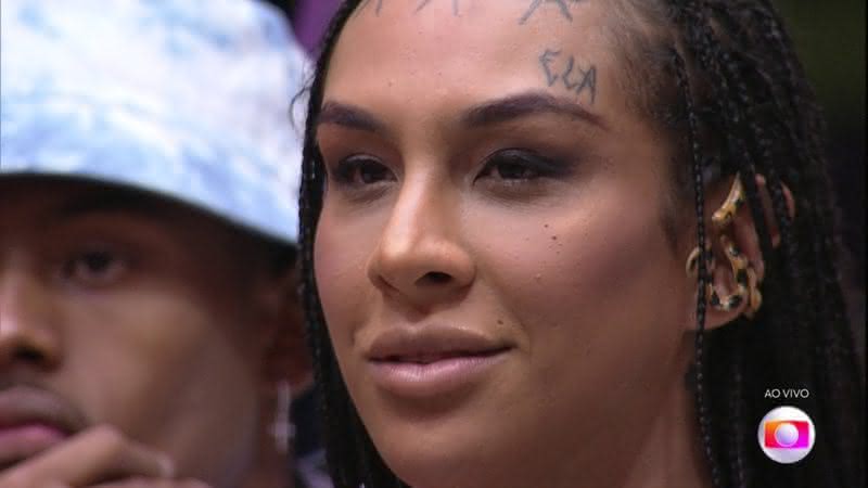 BBB22: Linn da Quebrada explica motivo de ter tatuado "Ela" em seu rosto - Instagram