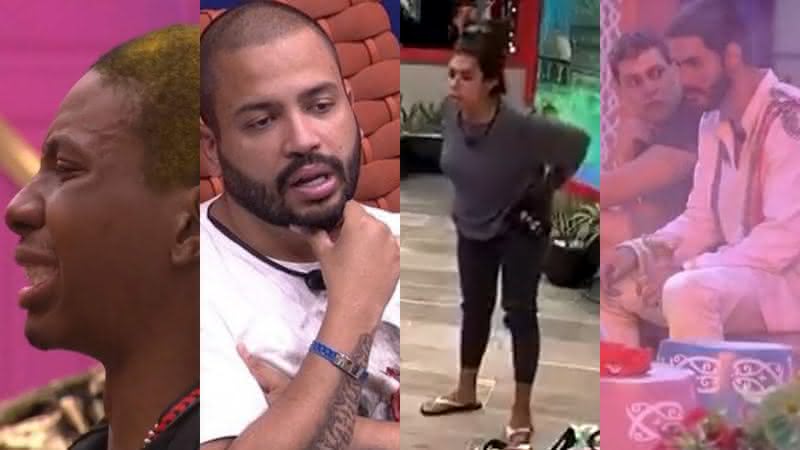 Projota revelou que escondeu uma faca, Pocah o chamou de 'demônio', Rodolffo acusou de apelação o beijo com Gilberto - Reprodução/ Instagram