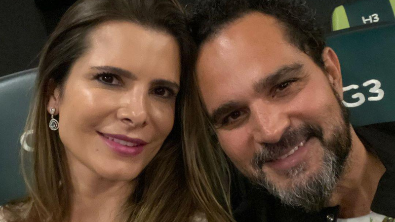 Luciano e Flávia são pais das gêmeas Isabella e Helena. - Instagram